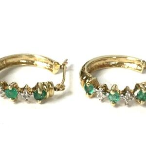 NEW! 10kt. Gold/Emerald/Diamond